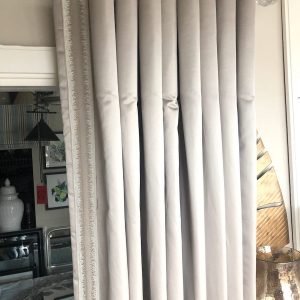 Cylinder Pleat curtains