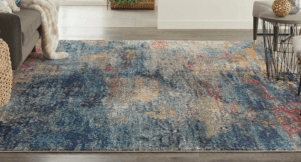 Multi-blue rug